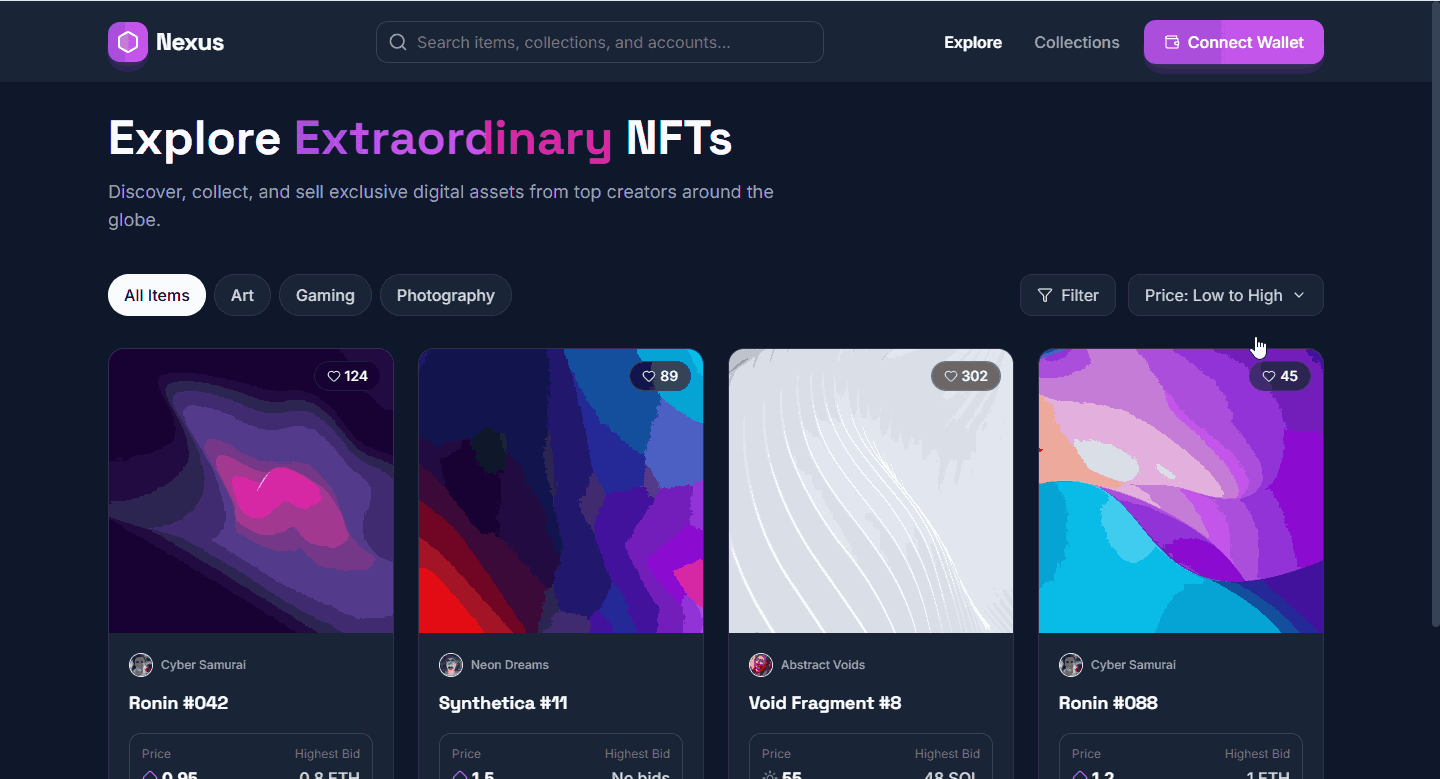 NFT Marketplace